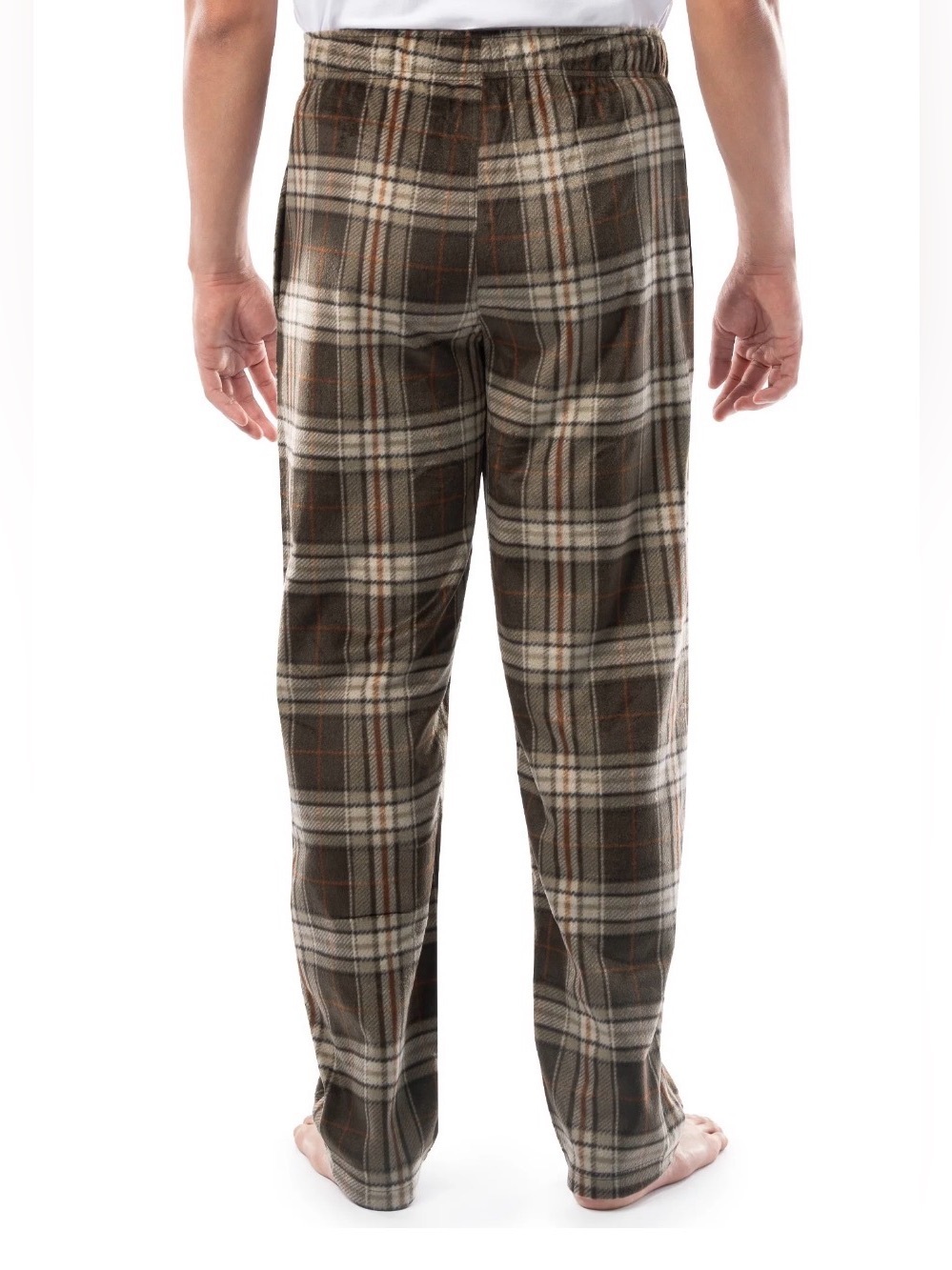 2PK Mens Pajama Pants Bundle Size M Hanes Cotton Joggers Fruit of Loom Fleece - Picture 6 of 12